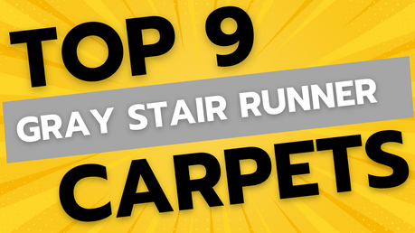 top 9 gray stair runners