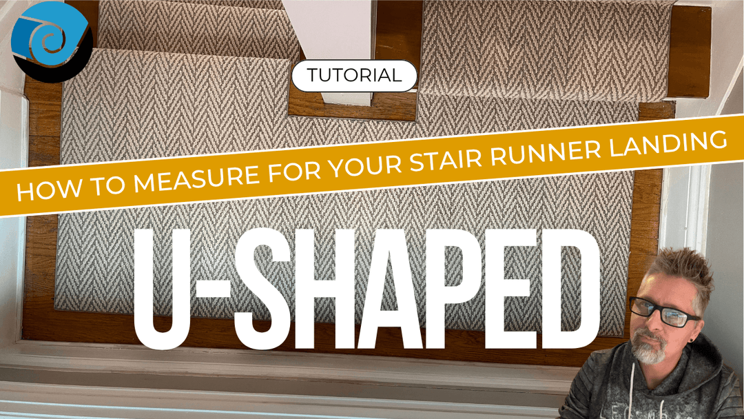 180 degree switchback U-Shape Stair Runner Landing how to guide