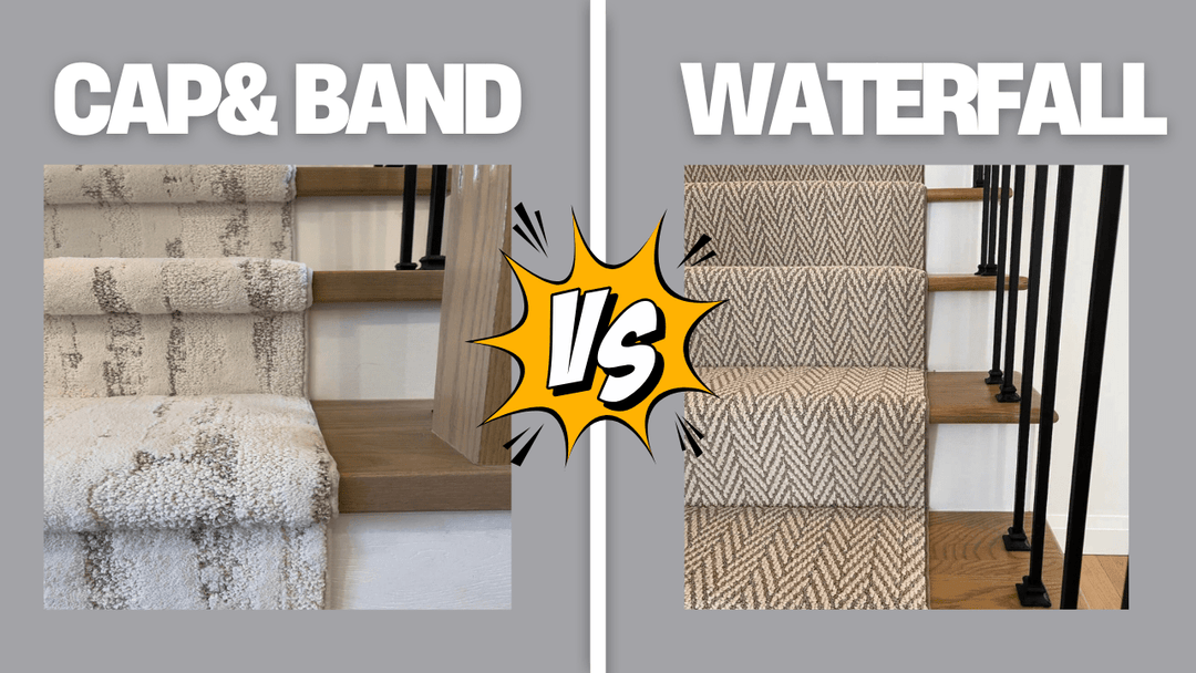 Best Way to Install a Stair Runner Cap & Band or Waterfall? - Direct Carpet