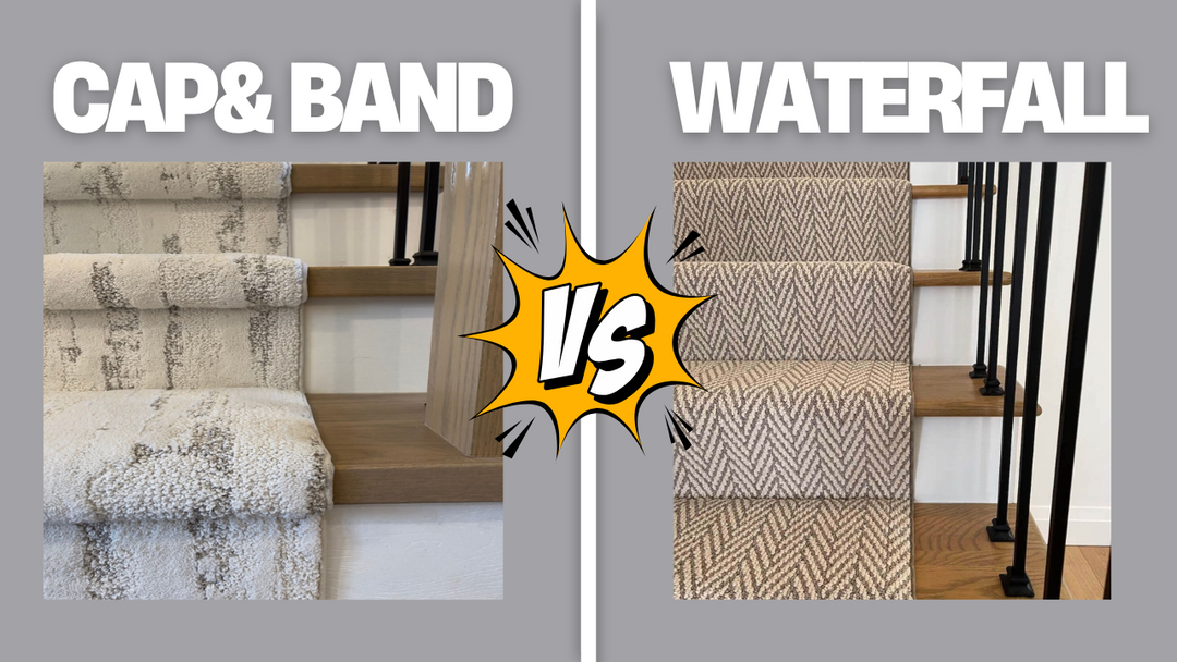 How to Install carpet On Stairs Cap & Band