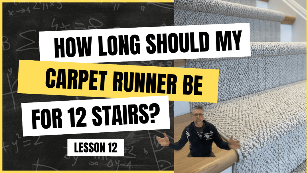 How long should a carpet runner be for 12 stairs? - Direct Carpet
