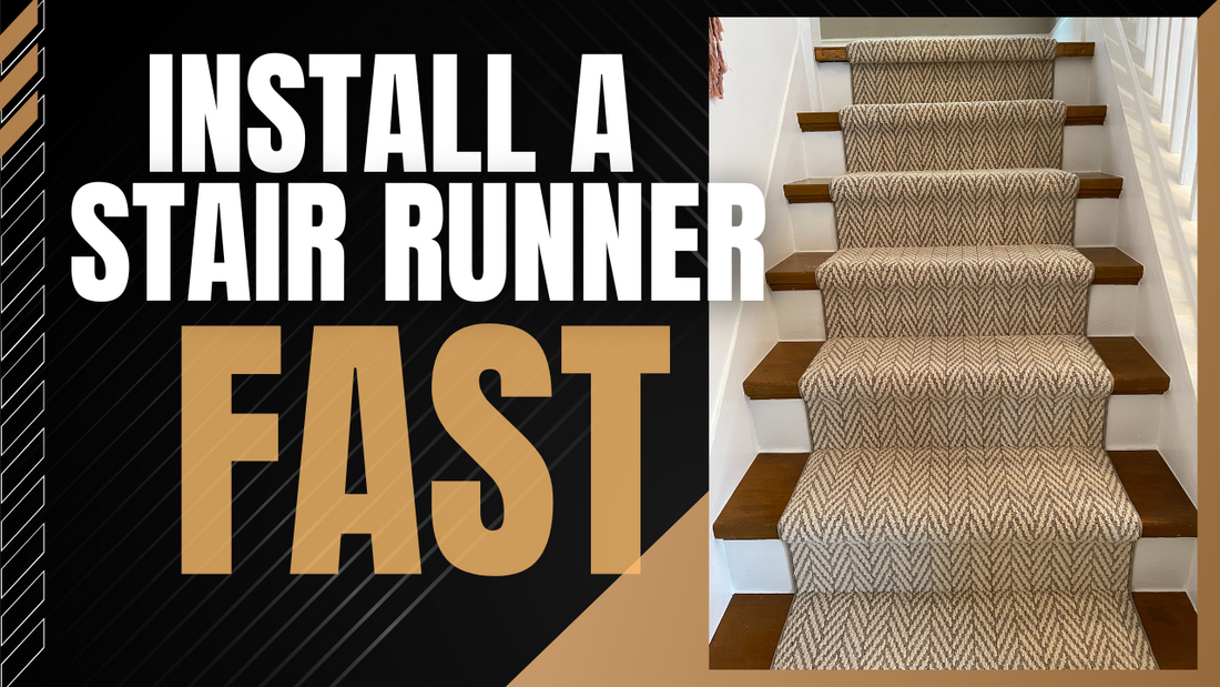  How-to-Install-a-stair-runner-Fast