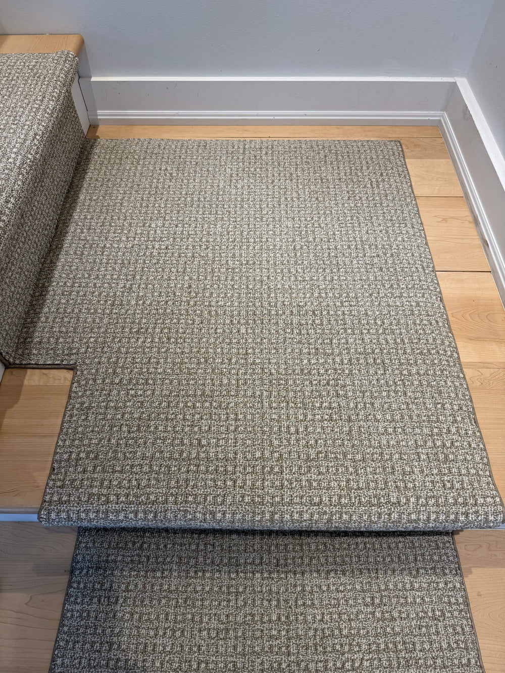 grey/brown stair runner