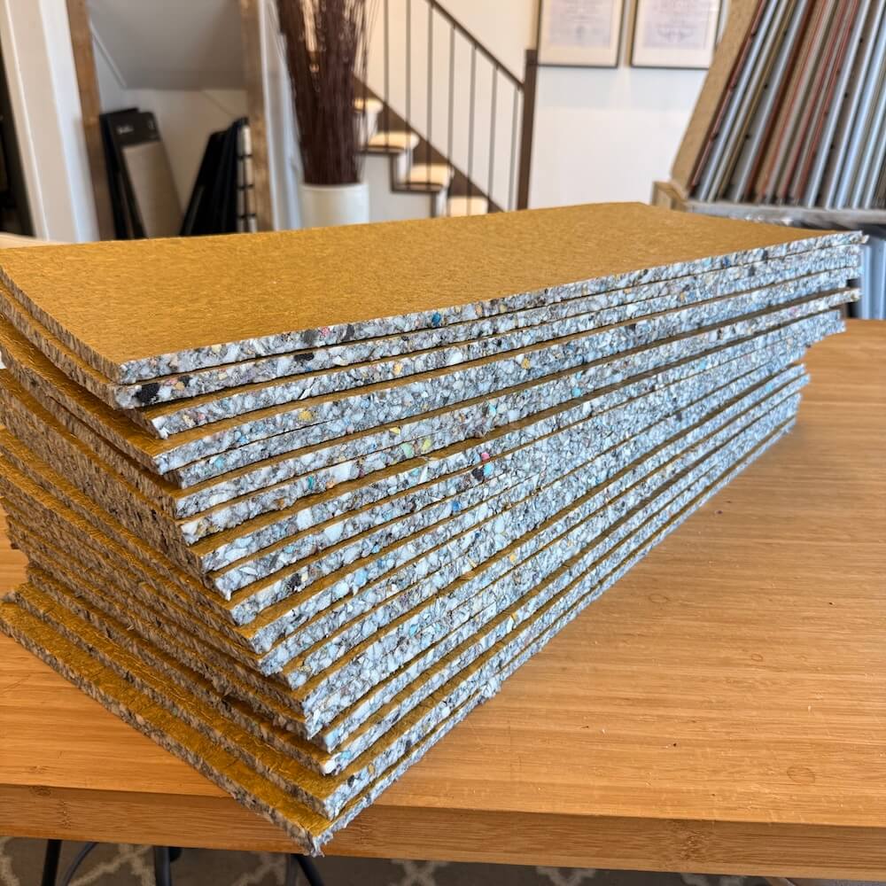 Stair runner under-pad kit fits up to 17 stairs