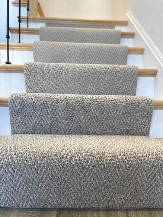 Beige/ Taupe Stair Runner | Sold by the Foot – Direct Carpet