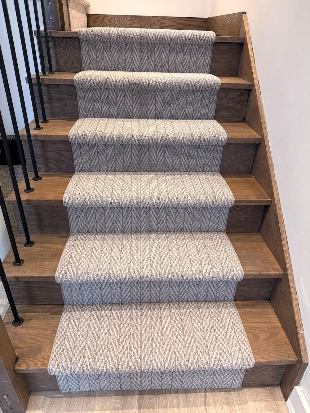 Anderson Tuftex Silver Polish Herringbone Stair Runner - Direct Carpet
