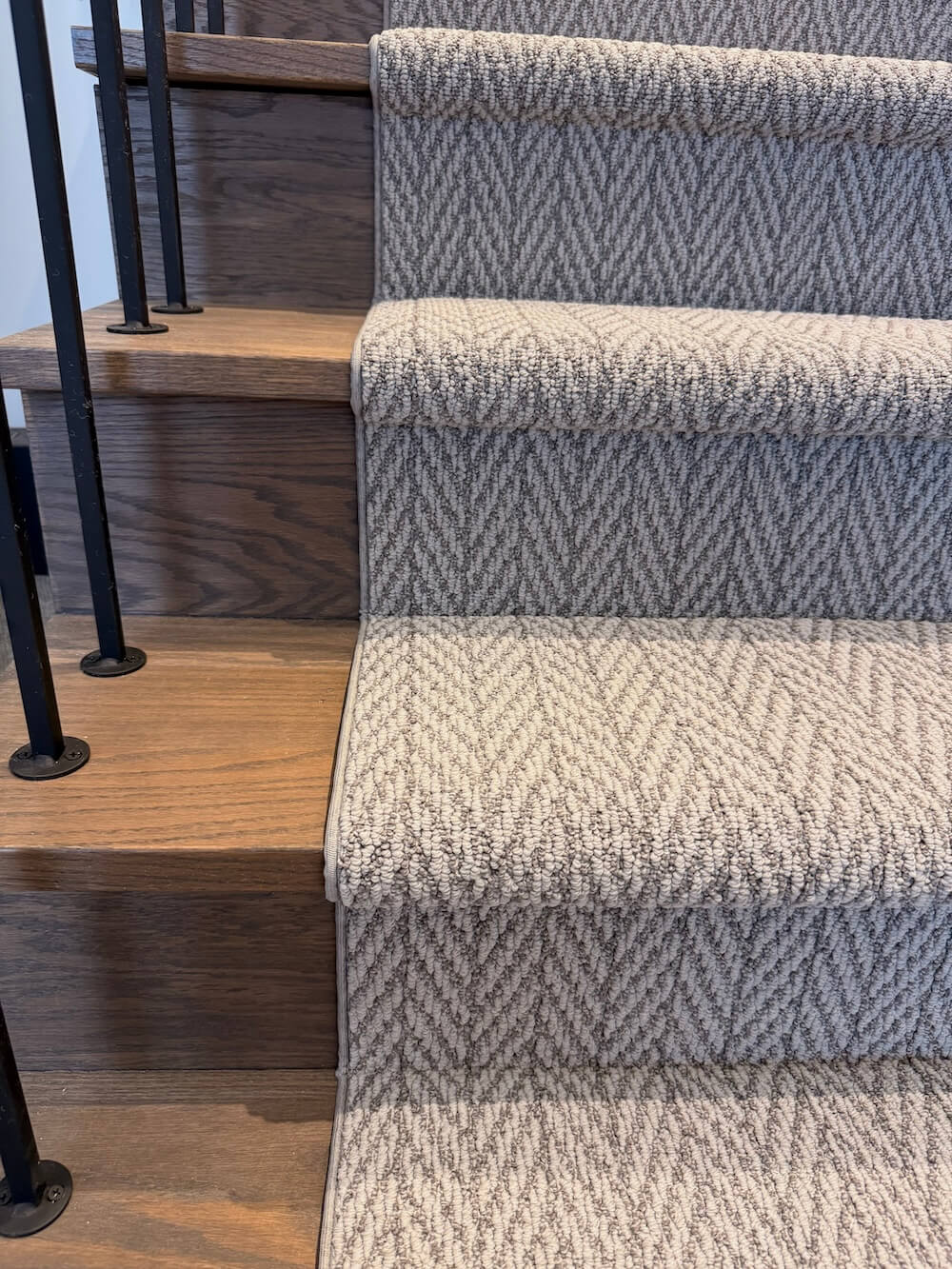 Anderson Tuftex Silver Polish Herringbone Stair Runner - Direct Carpet