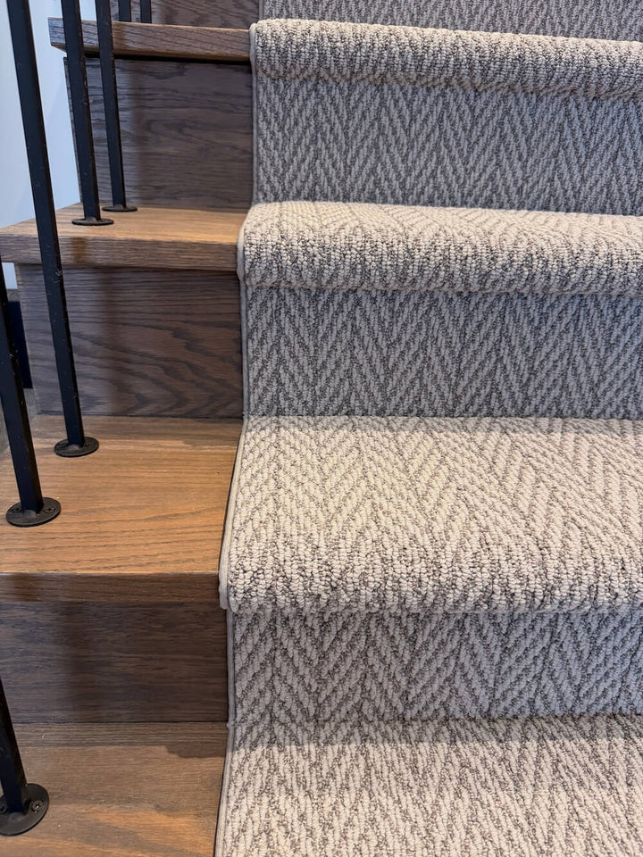 Anderson Tuftex Silver Polish Herringbone Stair Runner - Direct Carpet