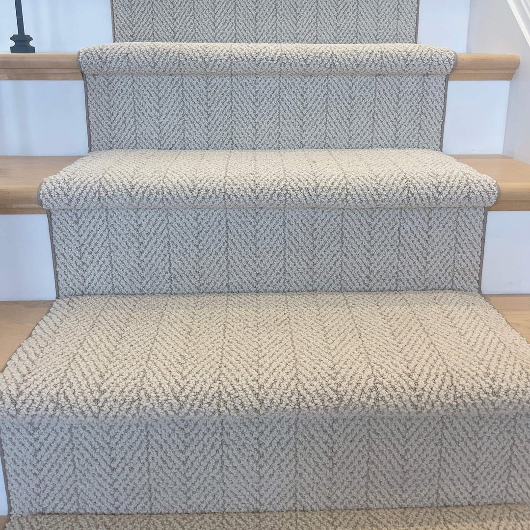 Amalfi Spartis herringbone stair runner sample