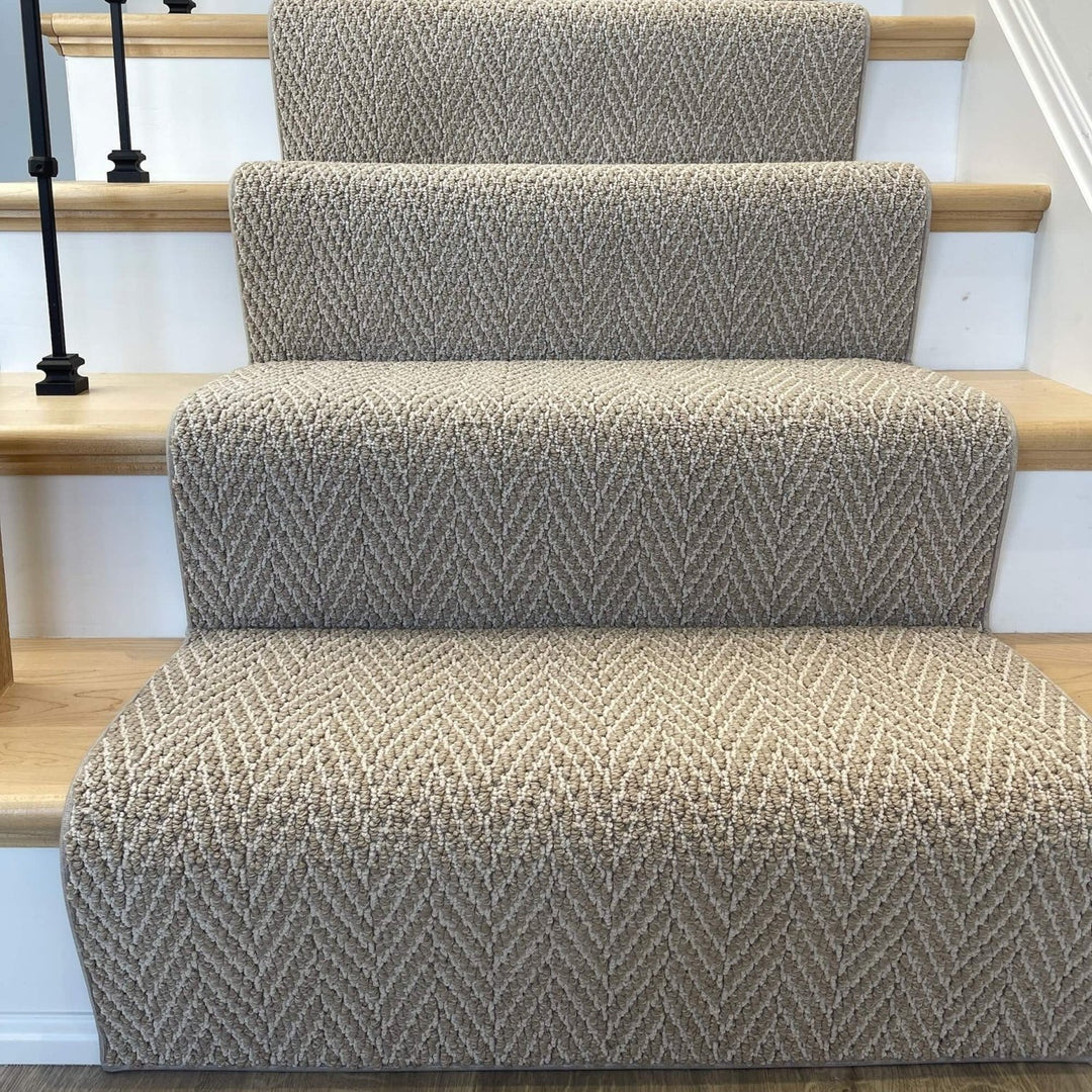 Anderson Tuftex Twine herringbone stair runner sample