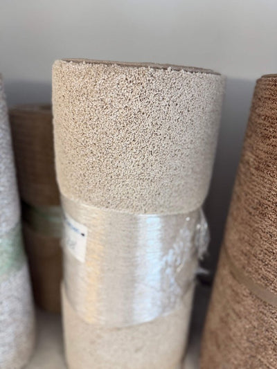 Shaggy Off White Carpet Runner 20 ft x 28 inches wide 3 Pieces