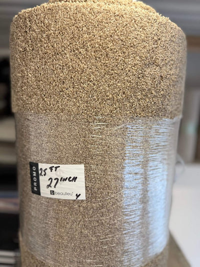 Light Grey Pile Carpet Runner 25 ft x 27 inches wide 4 Pieces