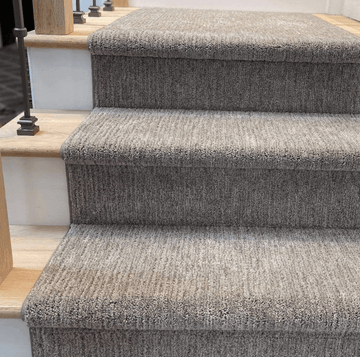 Sculptured Touch Sand Pebble stair runner sample