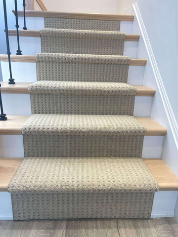 Boloria Maple Cream stair runner sample
