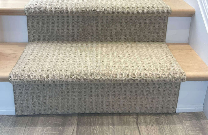 Boloria Maple Cream stair runner sample