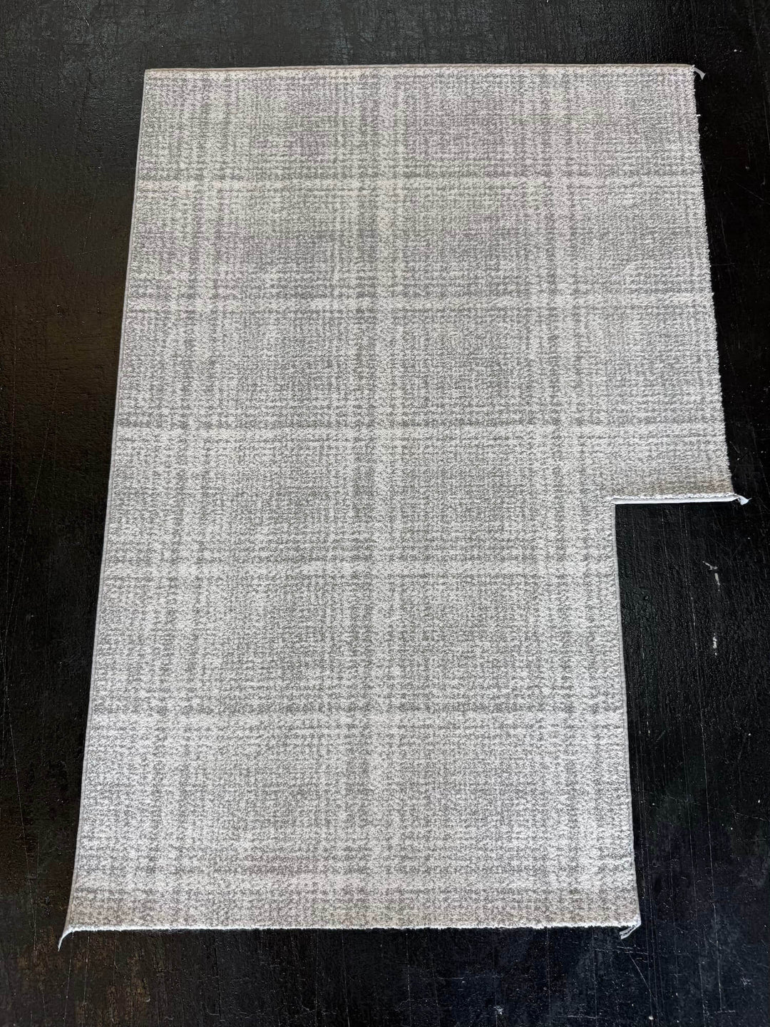 gray stair runner landing carpet