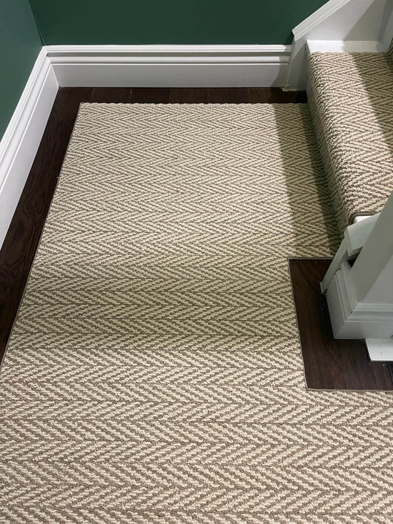 Anderson Tuftex Plaza Taupe Stair Runner Landing – Direct Carpet