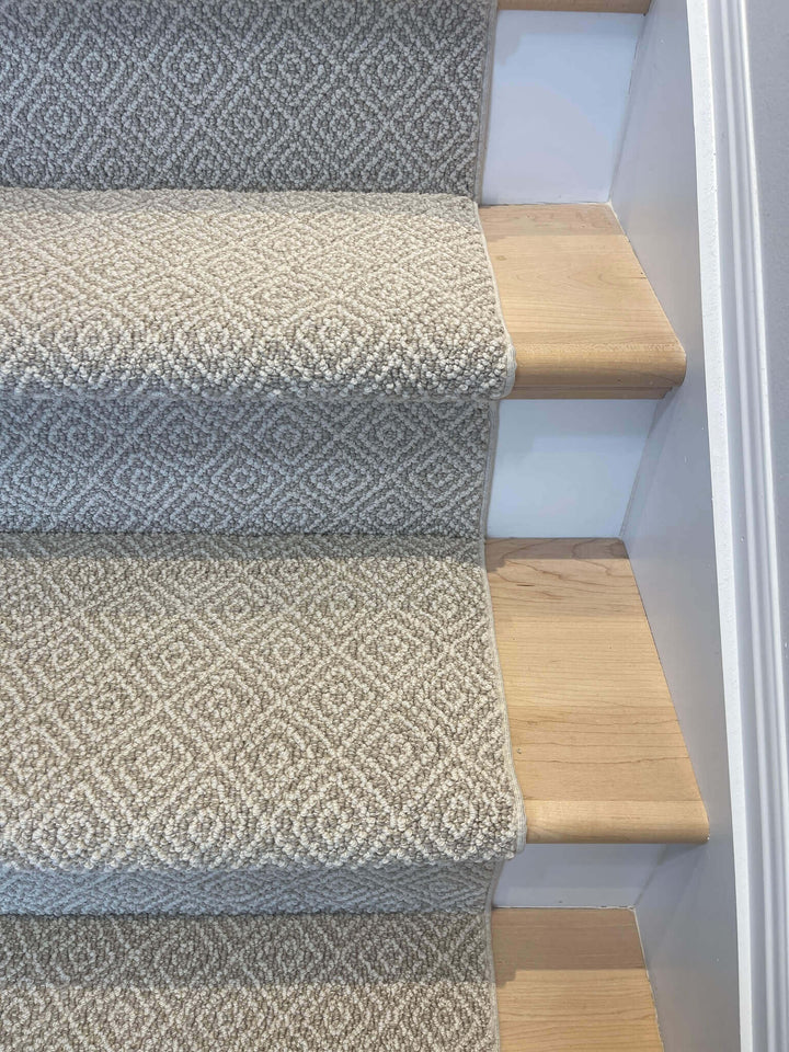 elevated-view-of-a-beige-stair-runner