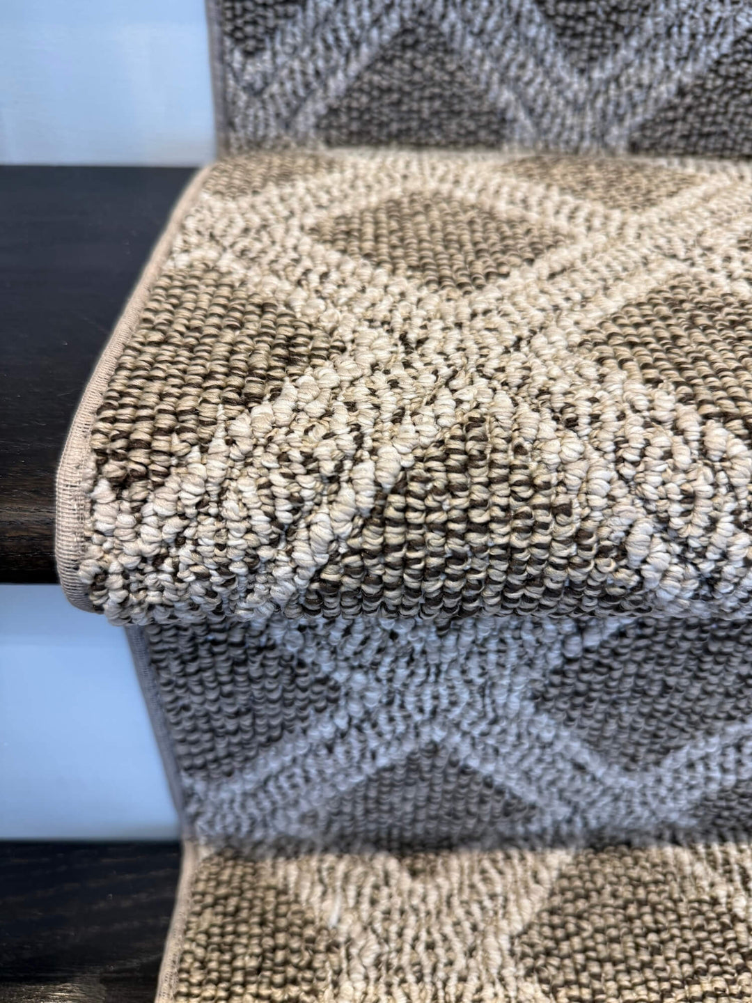 Anderson tuftex scout desert palm stair runner carpet for wood steps