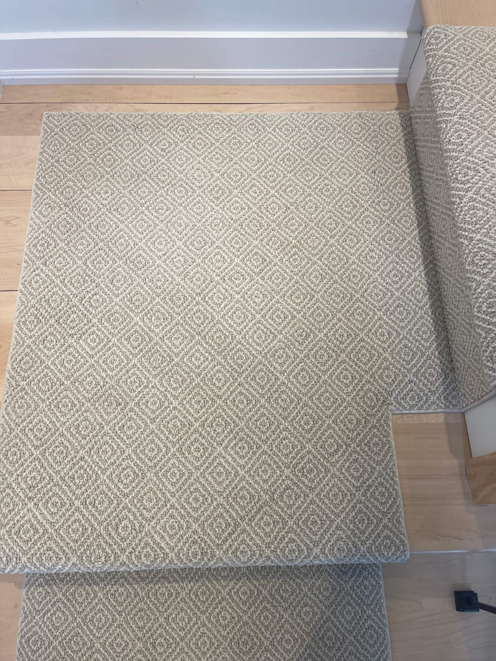 beige stair runner landing