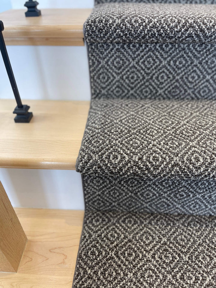 best dark carpet runner for wooden stairs