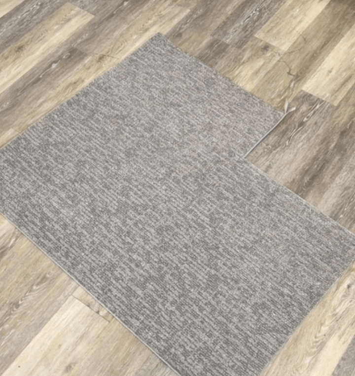 grey stair runner landing