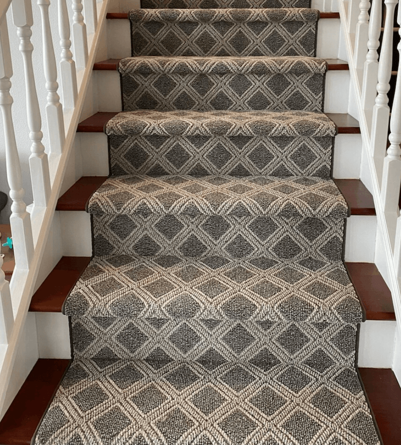 Jute Grey stair runner