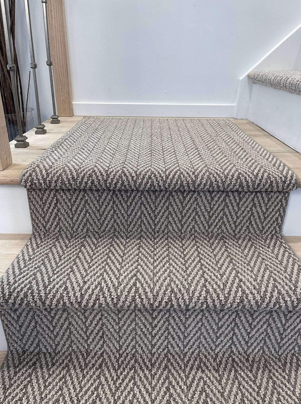 Herringbone Diy Stair Runner Anderson Tuftex Direct Carpet
