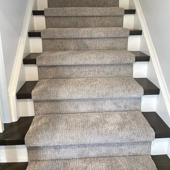 Modern Gray Stain-Proof DIY Stair Runner – Direct Carpet