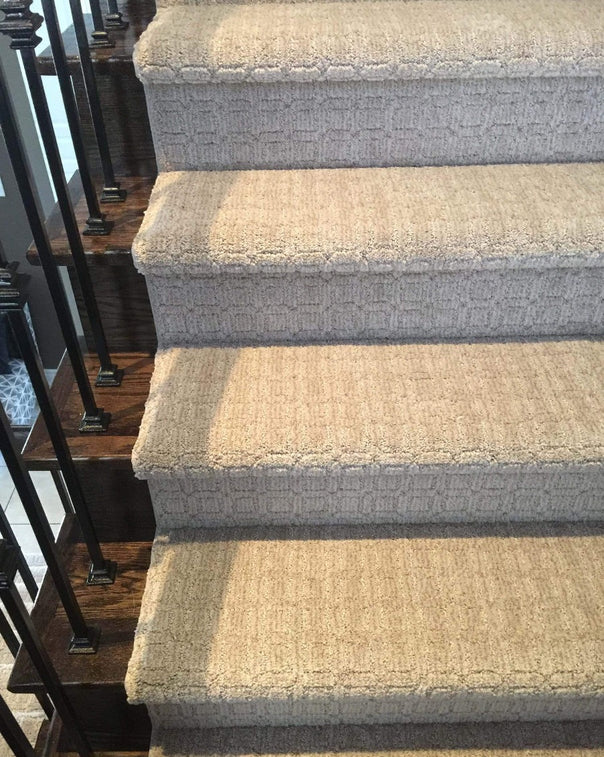 Modern Farmhouse DIY Stair Runners Sold By the Foot
