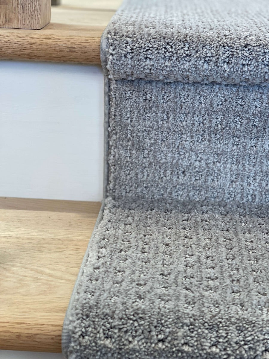 Modern Patterned Stair Runner www.directcarpet.com