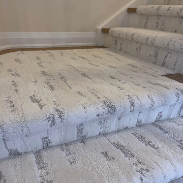 Tranquil Spirit Snowfall stair runner sample