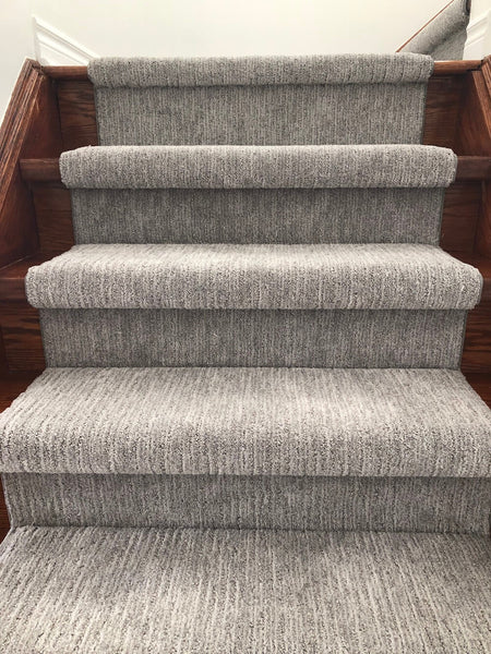 Modern Gray Herringbone Carpet Runner for Stairs – Direct Carpet