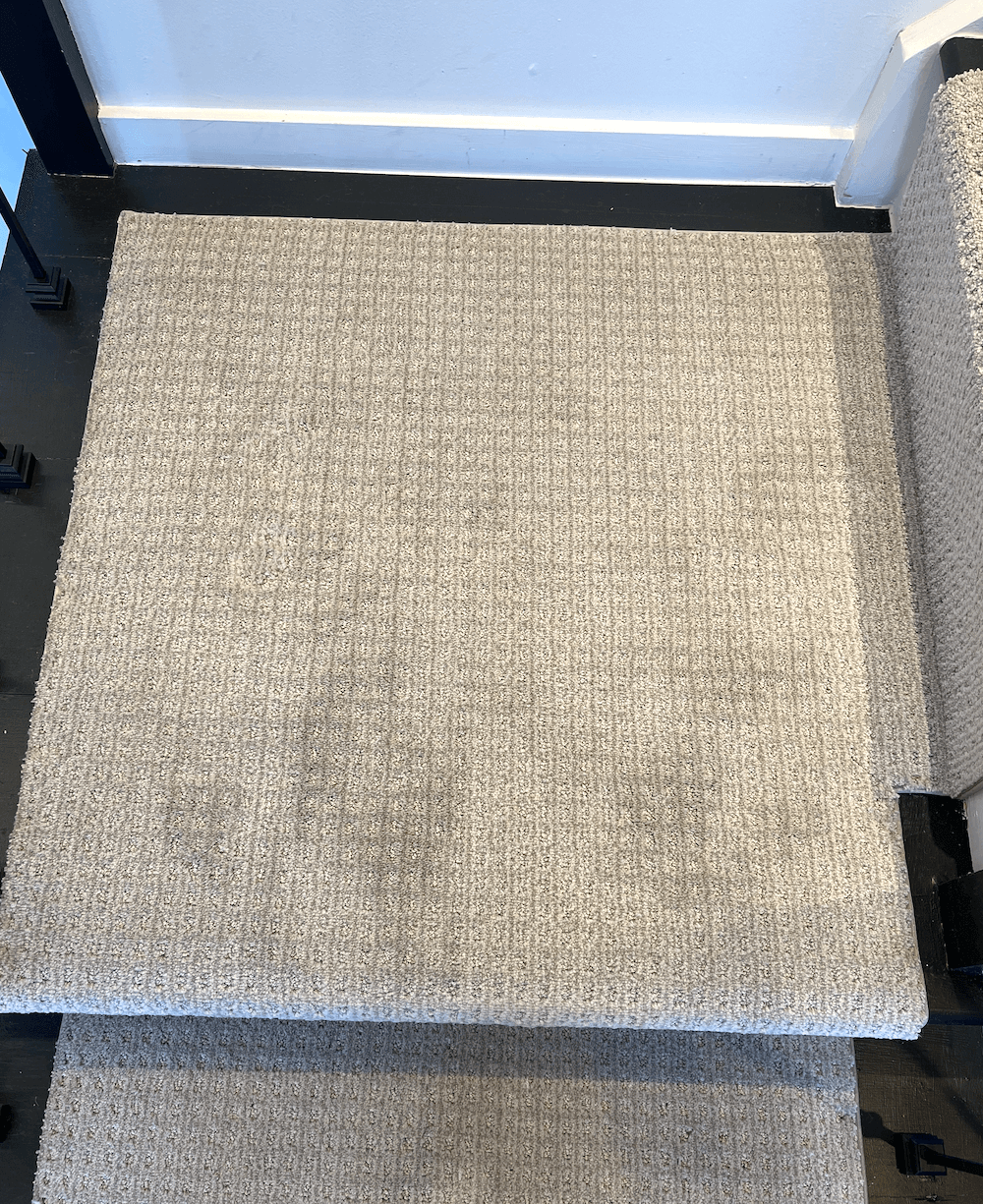 stair runner landings with a turn